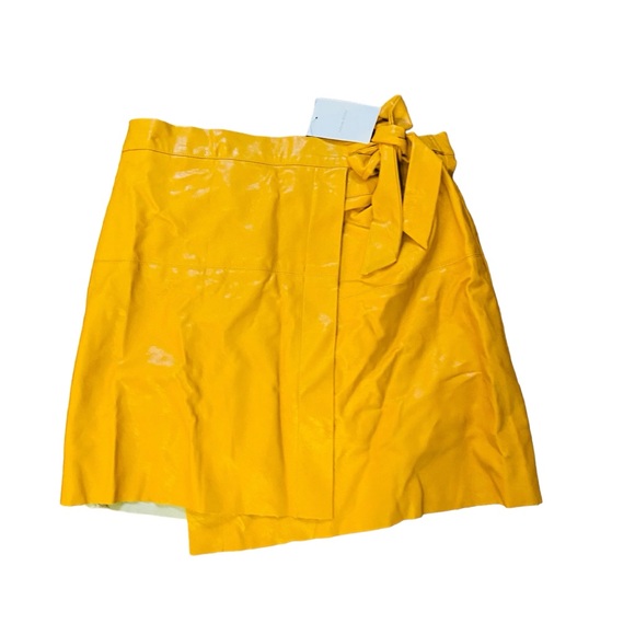 Idem Ditto NWT  "Faux Leather Wrap Mini Skirt" - Picture 4 of 9